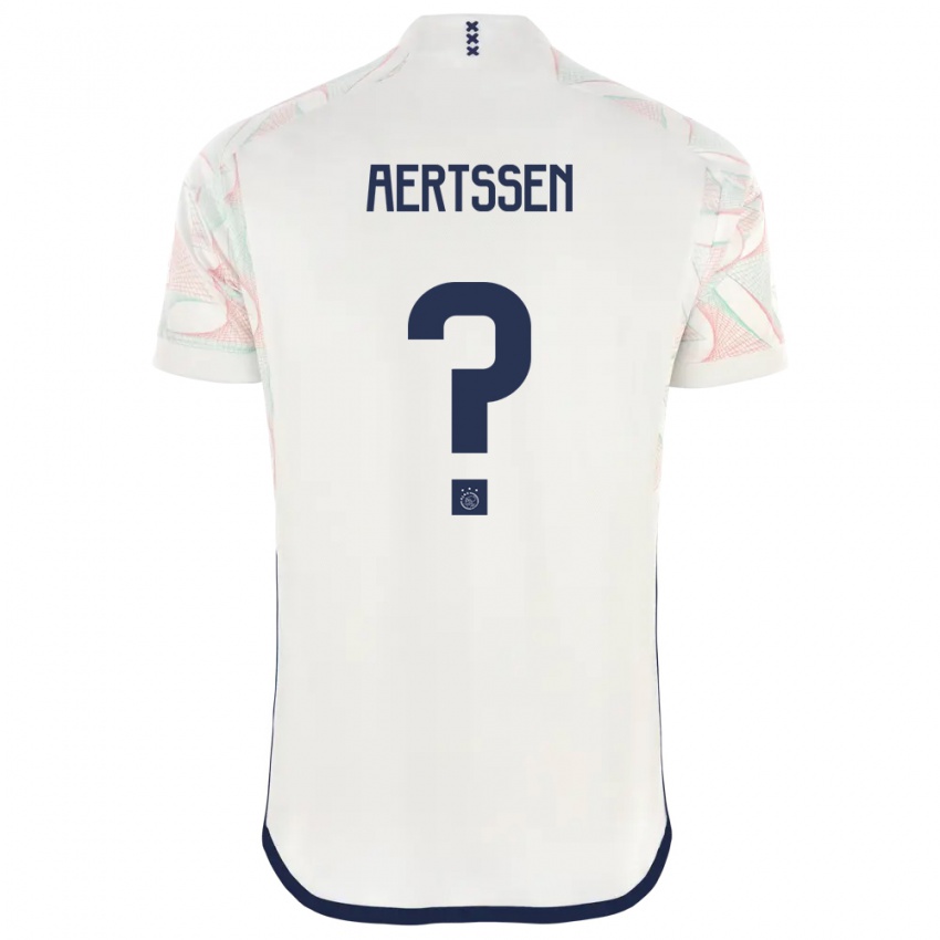 Hombre Camiseta Olivier Aertssen #0 Blanco 2ª Equipación 2023/24 La Camisa Perú