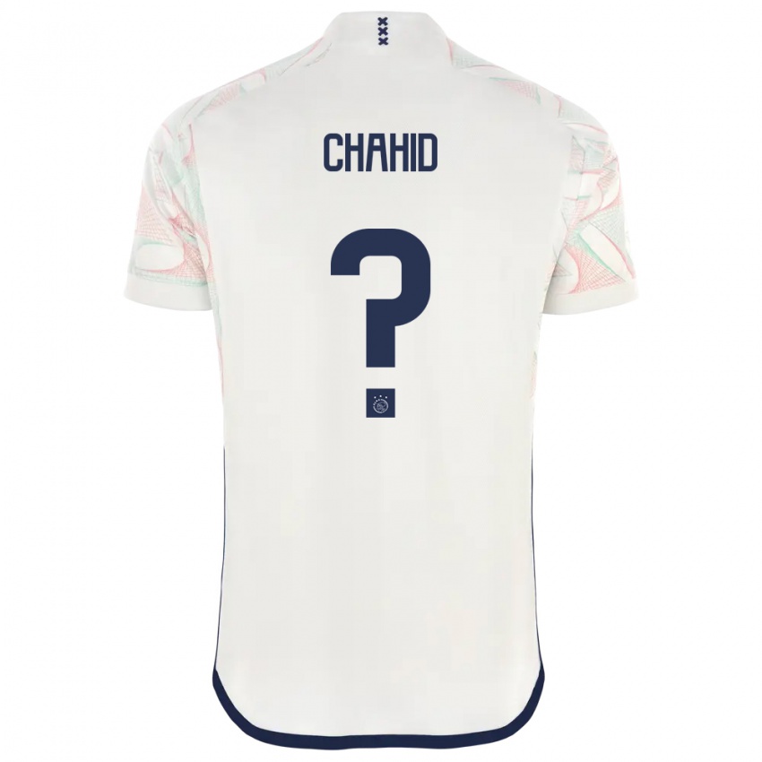 Hombre Camiseta Rida Chahid #0 Blanco 2ª Equipación 2023/24 La Camisa Perú