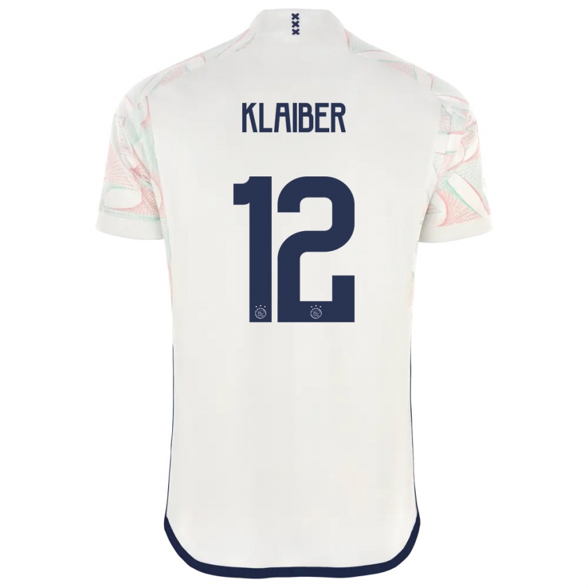 Hombre Camiseta Sean Klaiber #12 Blanco 2ª Equipación 2023/24 La Camisa Perú