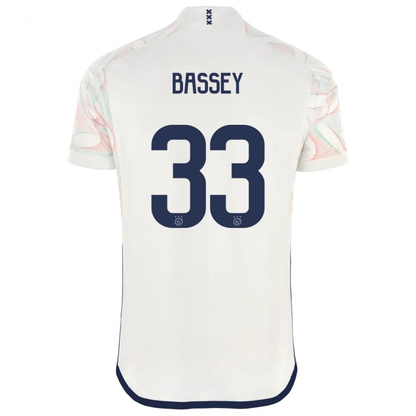 Hombre Camiseta Calvin Bassey #33 Blanco 2ª Equipación 2023/24 La Camisa Perú