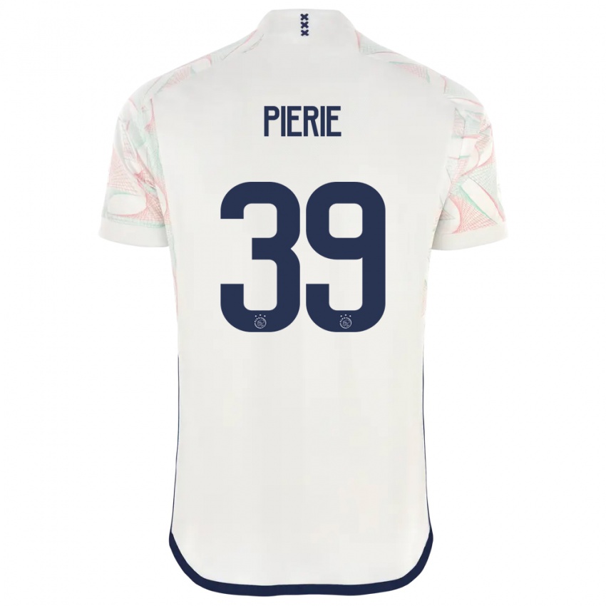 Hombre Camiseta Kik Pierie #39 Blanco 2ª Equipación 2023/24 La Camisa Perú