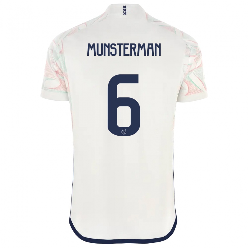 Hombre Camiseta Marthe Munsterman #6 Blanco 2ª Equipación 2023/24 La Camisa Perú