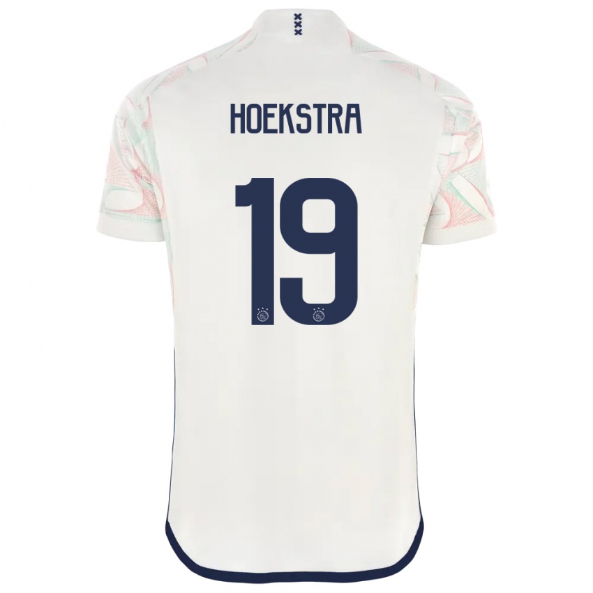 Hombre Camiseta Tiny Hoekstra #19 Blanco 2ª Equipación 2023/24 La Camisa Perú