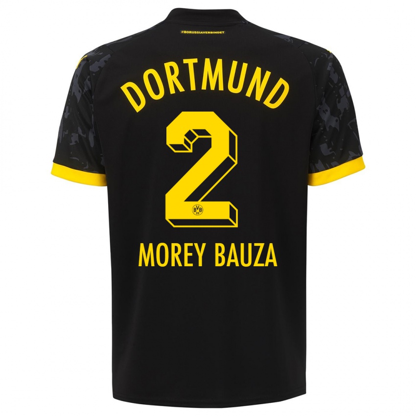 Hombre Camiseta Mateu Morey Bauza #2 Negro 2ª Equipación 2023/24 La Camisa Perú