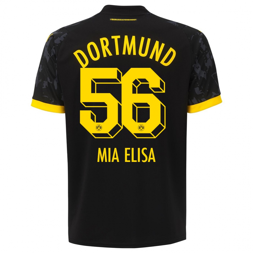 Hombre Camiseta Bomnuter Mia Elisa #56 Negro 2ª Equipación 2023/24 La Camisa Perú