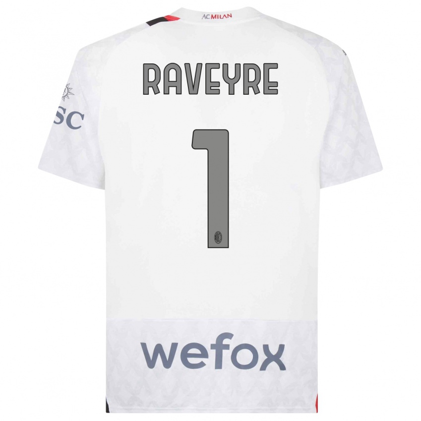 Hombre Camiseta Noah Raveyre #1 Blanco 2ª Equipación 2023/24 La Camisa Perú