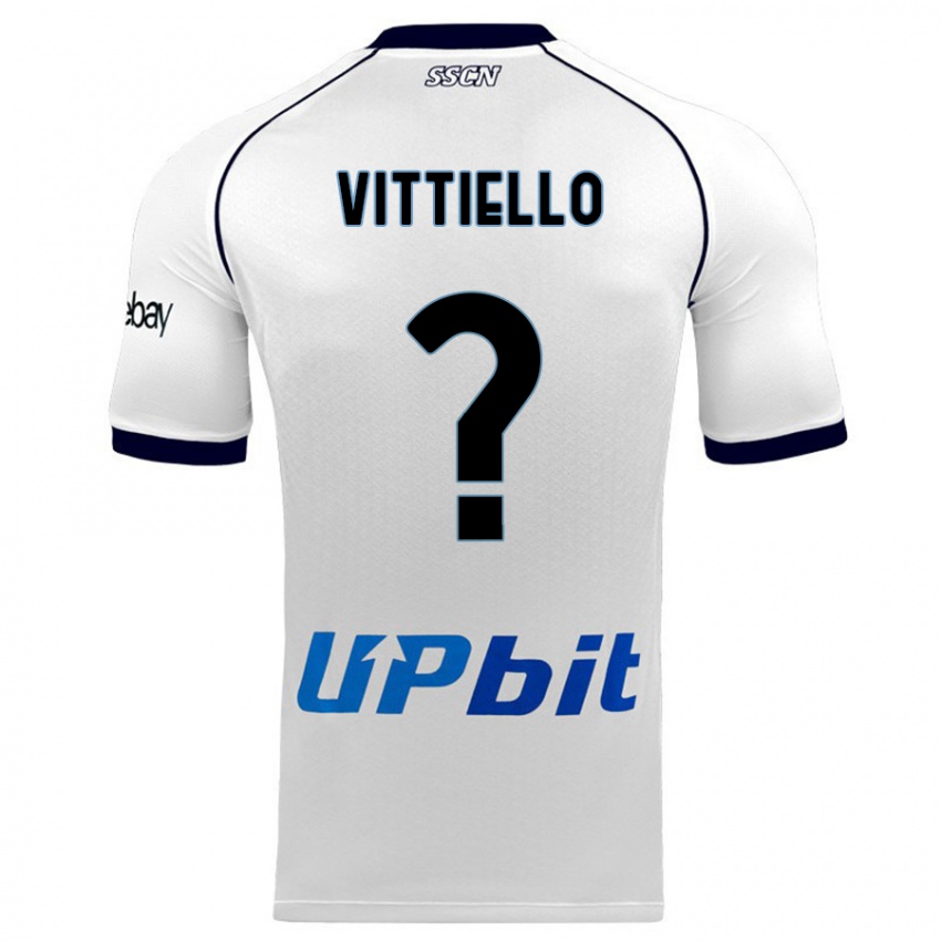 Hombre Camiseta Antonio Vittiello #0 Blanco 2ª Equipación 2023/24 La Camisa Perú