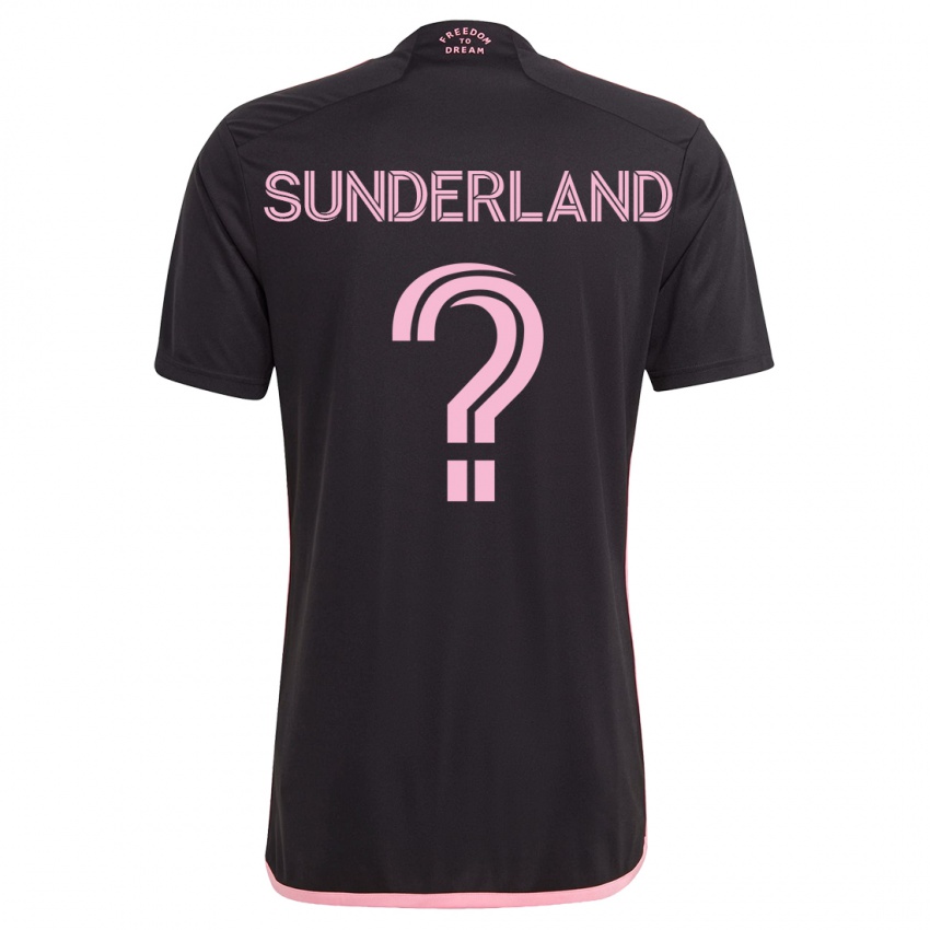 Hombre Camiseta Lawson Sunderland #0 Negro 2ª Equipación 2023/24 La Camisa Perú