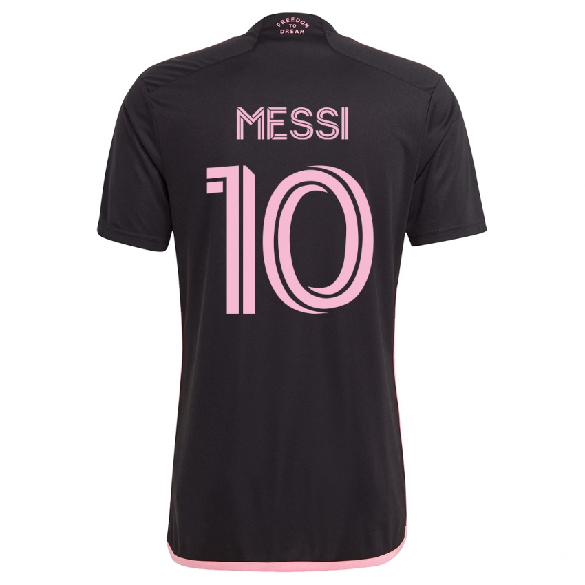 Hombre Camiseta Lionel Messi #10 Negro 2ª Equipación 2023/24 La Camisa Perú