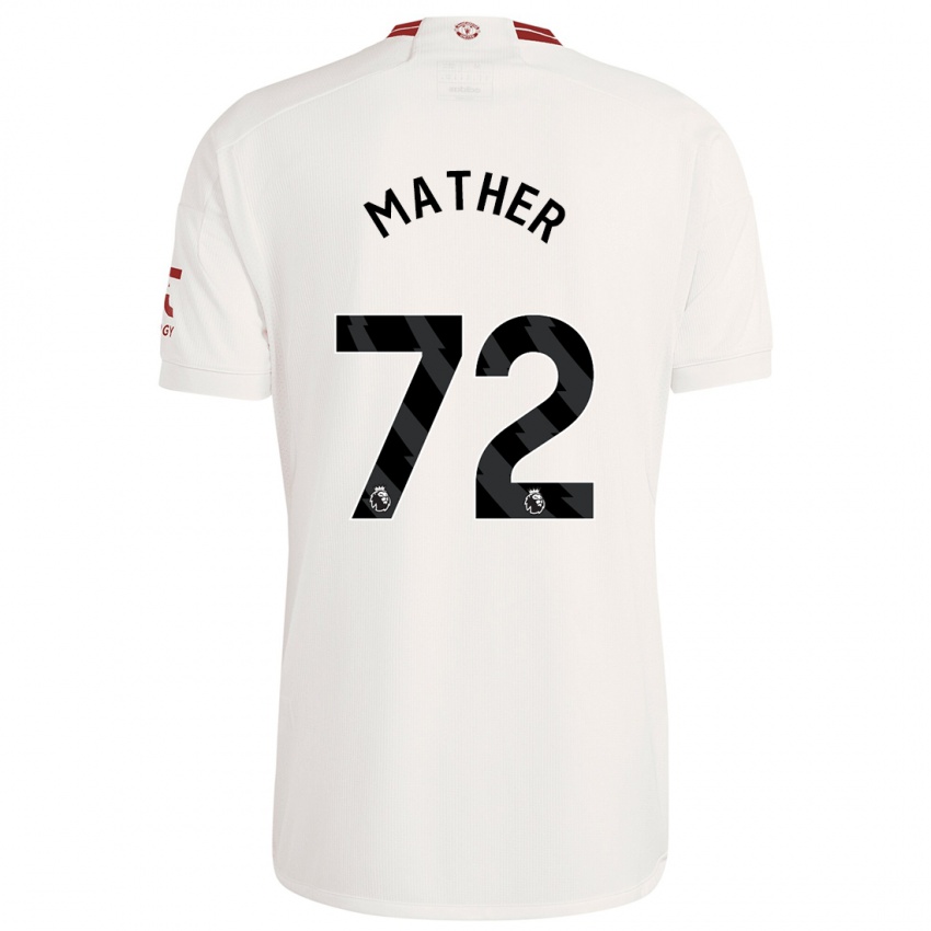 Hombre Camiseta Sam Mather #72 Blanco Equipación Tercera 2023/24 La Camisa Perú