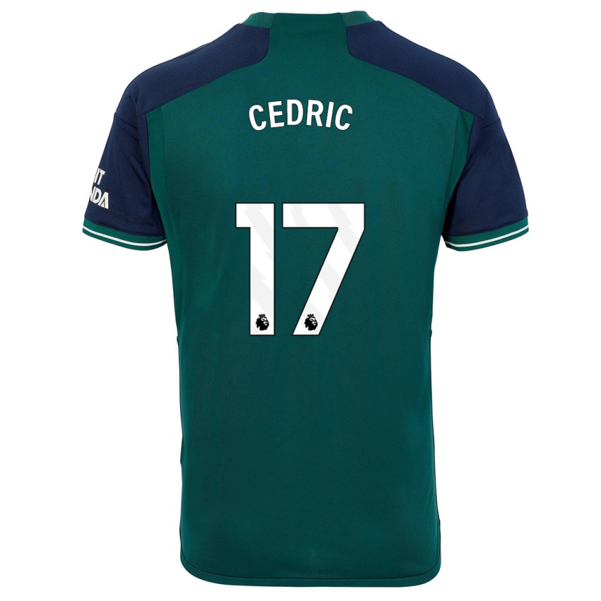 Hombre Camiseta Cedric Soares #17 Verde Equipación Tercera 2023/24 La Camisa Perú