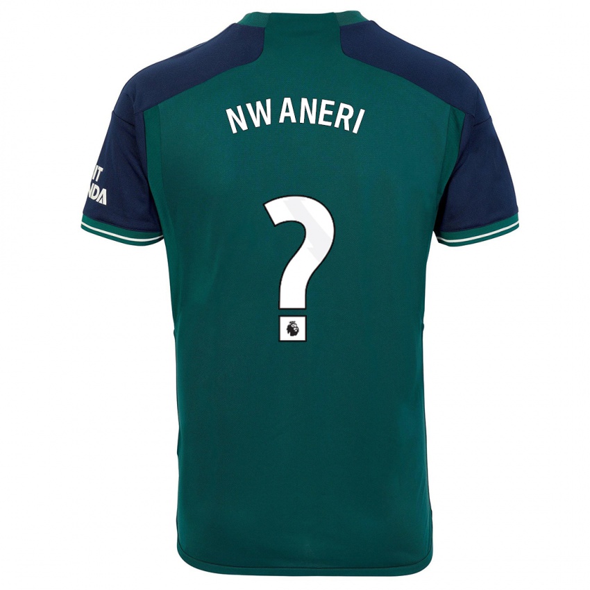 Hombre Camiseta Ethan Nwaneri #0 Verde Equipación Tercera 2023/24 La Camisa Perú