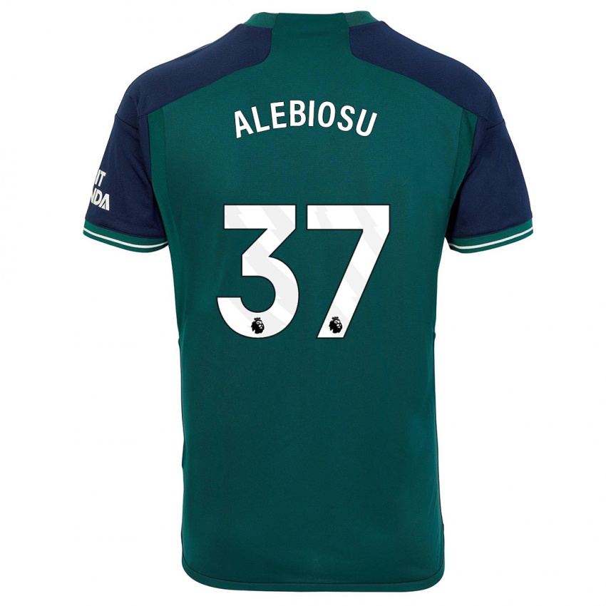 Hombre Camiseta Ryan Alebiosu #37 Verde Equipación Tercera 2023/24 La Camisa Perú