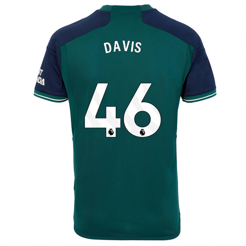 Hombre Camiseta Timi Davis #46 Verde Equipación Tercera 2023/24 La Camisa Perú