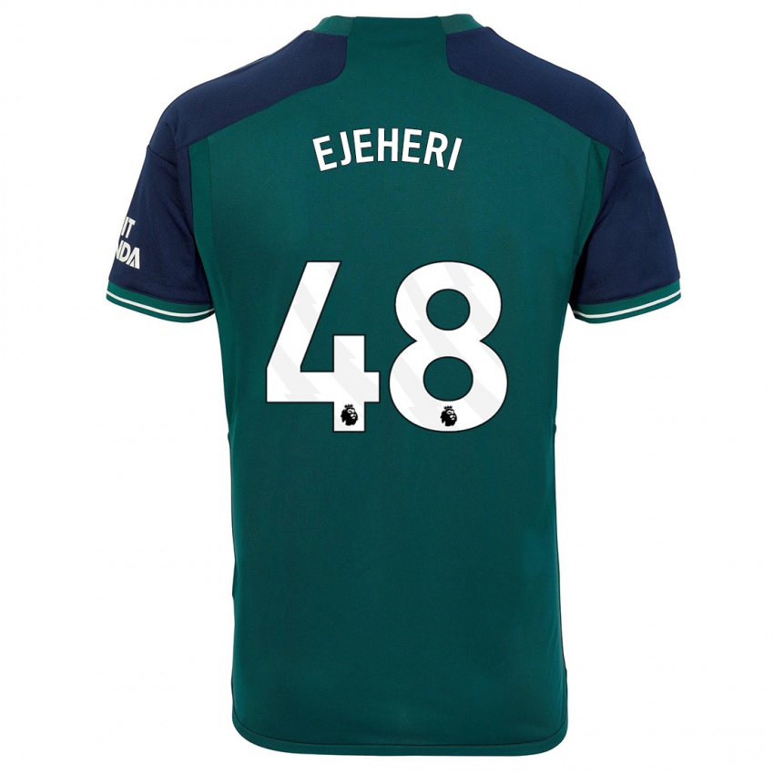 Hombre Camiseta Ovie Ejeheri #48 Verde Equipación Tercera 2023/24 La Camisa Perú