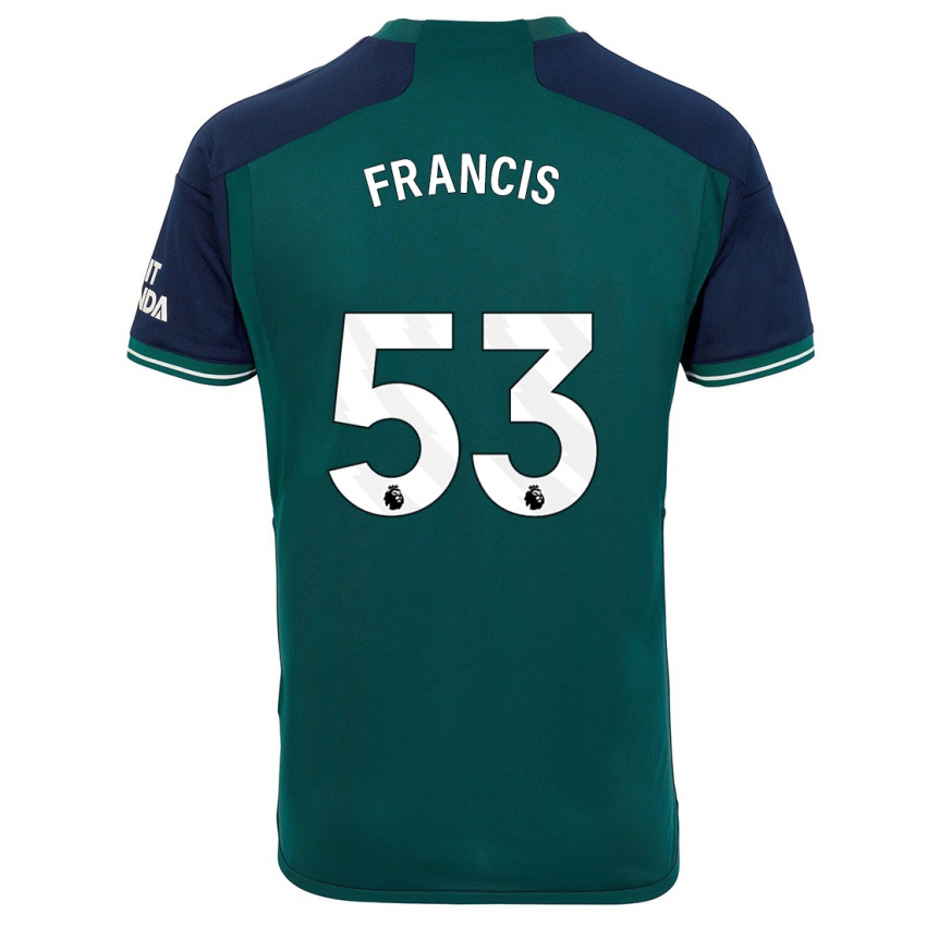 Hombre Camiseta Jack Henry Francis #53 Verde Equipación Tercera 2023/24 La Camisa Perú