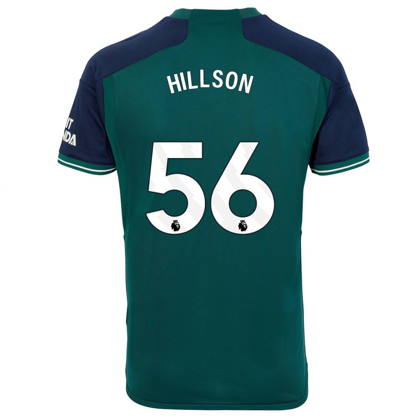 Hombre Camiseta James Hillson #56 Verde Equipación Tercera 2023/24 La Camisa Perú