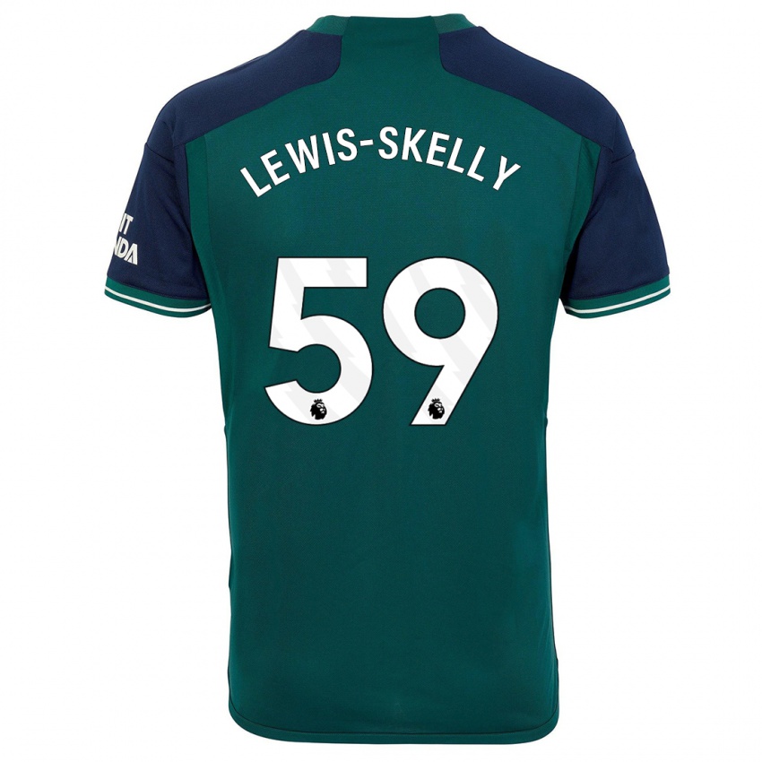 Hombre Camiseta Myles Lewis-Skelly #59 Verde Equipación Tercera 2023/24 La Camisa Perú