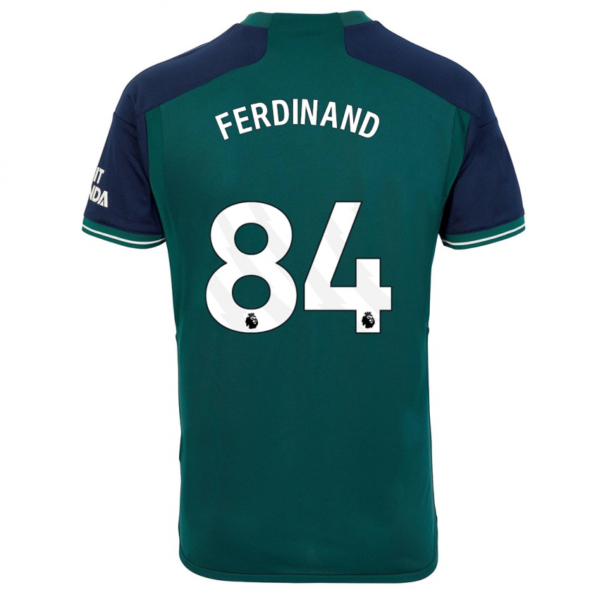 Hombre Camiseta Seb Ferdinand #84 Verde Equipación Tercera 2023/24 La Camisa Perú