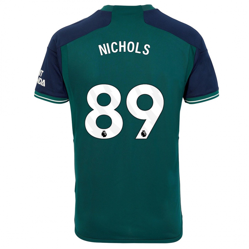 Hombre Camiseta Josh Nichols #89 Verde Equipación Tercera 2023/24 La Camisa Perú