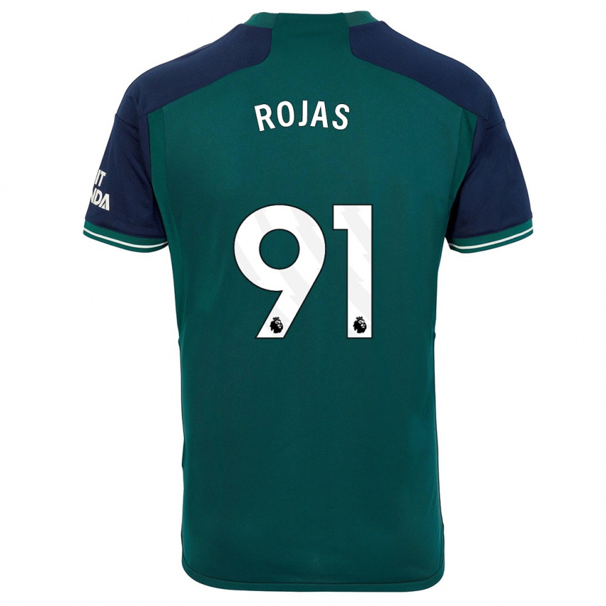 Hombre Camiseta Alexei Rojas #91 Verde Equipación Tercera 2023/24 La Camisa Perú