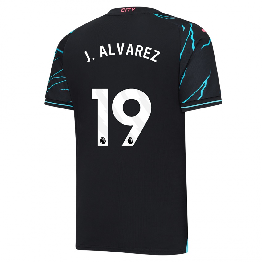 Hombre Camiseta Julian Alvarez #19 Azul Oscuro Equipación Tercera 2023/24 La Camisa Perú