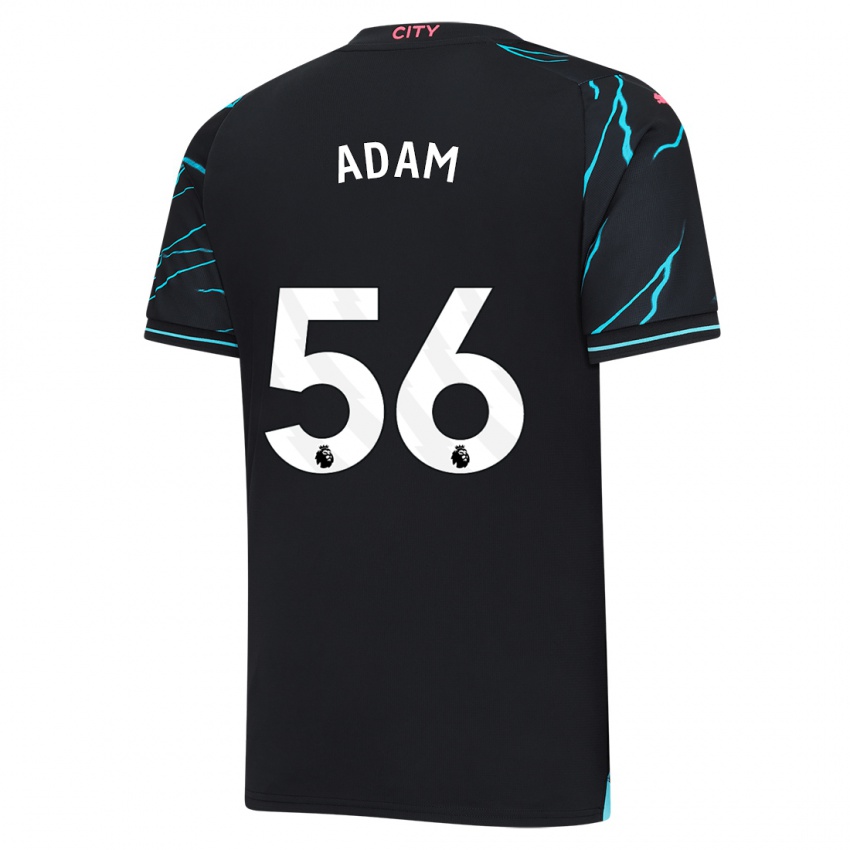 Hombre Camiseta Josh Adam #56 Azul Oscuro Equipación Tercera 2023/24 La Camisa Perú