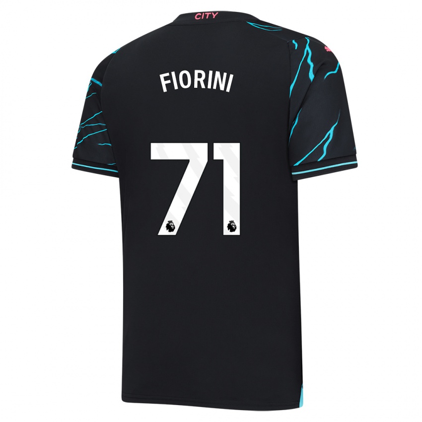 Hombre Camiseta Lewis Fiorini #71 Azul Oscuro Equipación Tercera 2023/24 La Camisa Perú