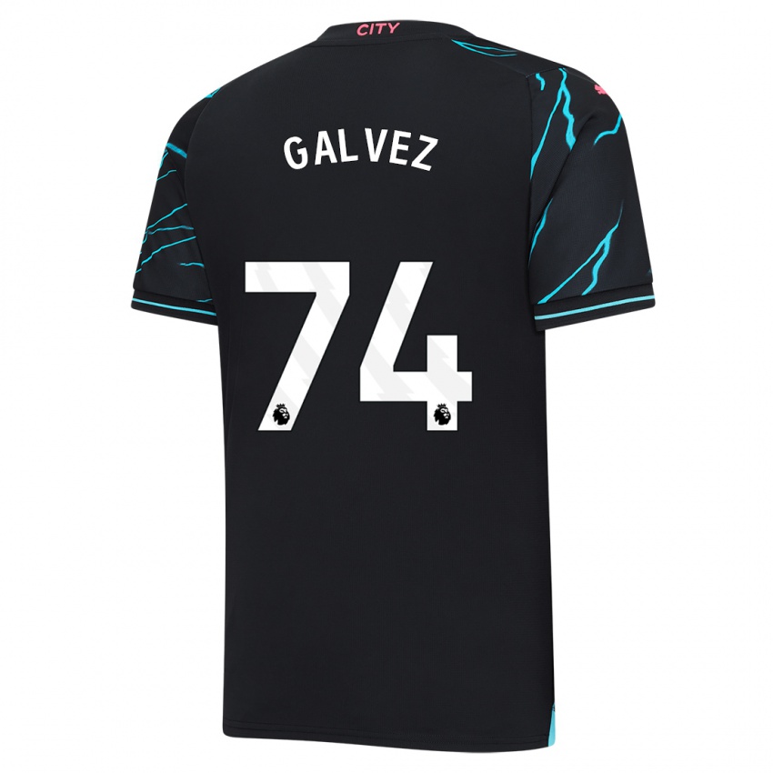 Hombre Camiseta Tomas Galvez #74 Azul Oscuro Equipación Tercera 2023/24 La Camisa Perú