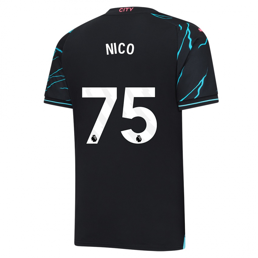 Hombre Camiseta Nico O'reilly #75 Azul Oscuro Equipación Tercera 2023/24 La Camisa Perú