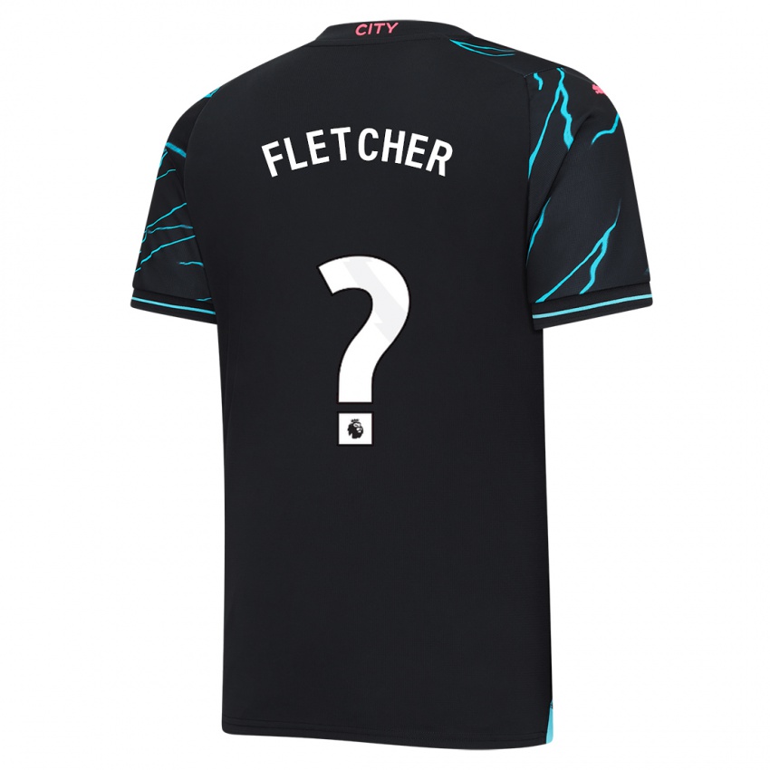 Hombre Camiseta Luca Fletcher #0 Azul Oscuro Equipación Tercera 2023/24 La Camisa Perú