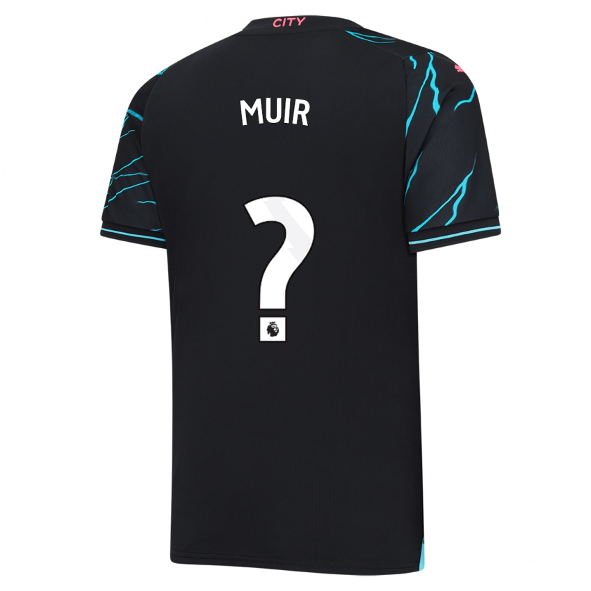 Hombre Camiseta Ashton Muir #0 Azul Oscuro Equipación Tercera 2023/24 La Camisa Perú