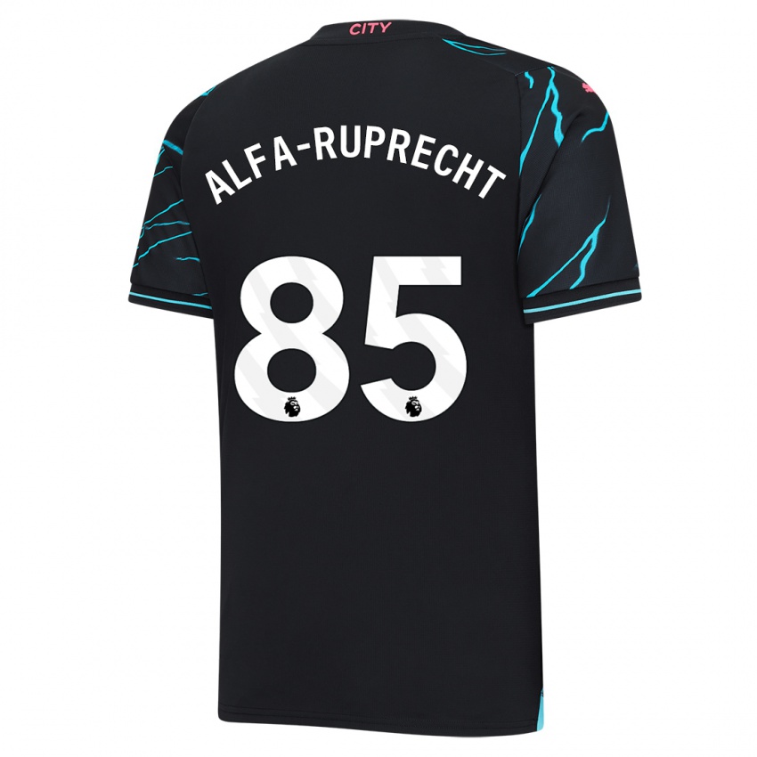 Hombre Camiseta Farid Alfa-Ruprecht #85 Azul Oscuro Equipación Tercera 2023/24 La Camisa Perú