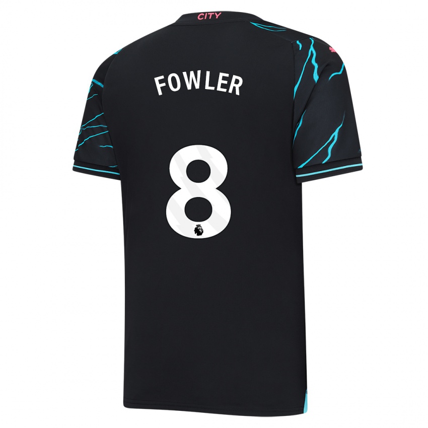 Hombre Camiseta Mary Fowler #8 Azul Oscuro Equipación Tercera 2023/24 La Camisa Perú