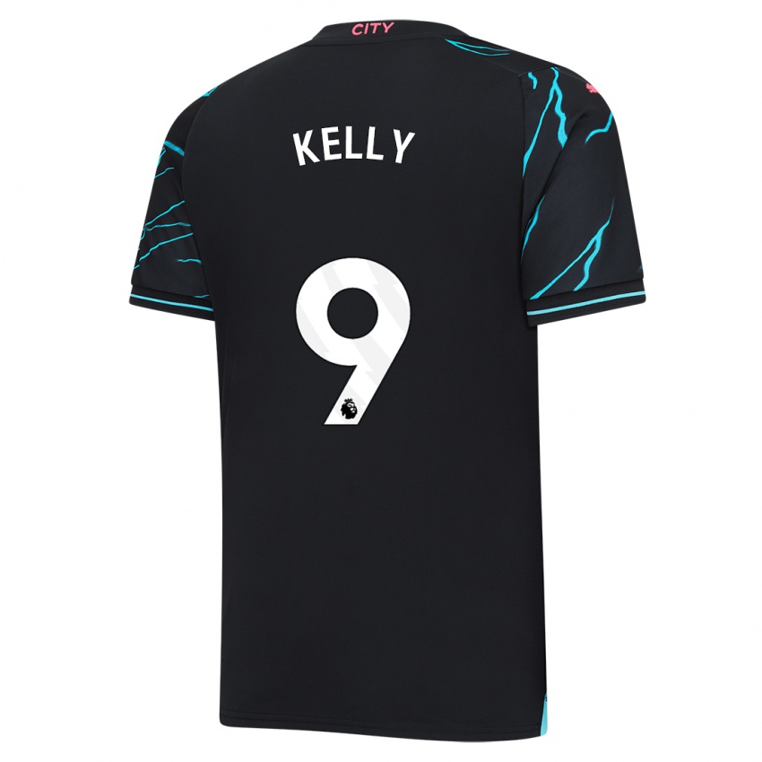 Hombre Camiseta Chloe Kelly #9 Azul Oscuro Equipación Tercera 2023/24 La Camisa Perú