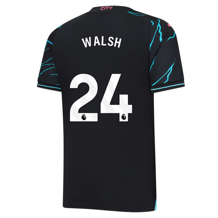 Hombre Camiseta Keira Walsh #24 Azul Oscuro Equipación Tercera 2023/24 La Camisa Perú