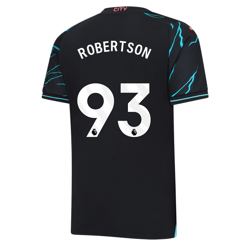 Hombre Camiseta Alex Robertson #93 Azul Oscuro Equipación Tercera 2023/24 La Camisa Perú