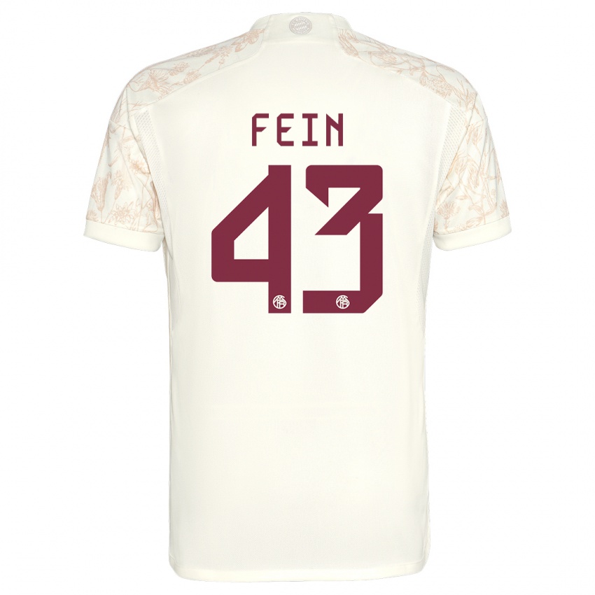 Hombre Camiseta Adrian Fein #43 Blanquecino Equipación Tercera 2023/24 La Camisa Perú