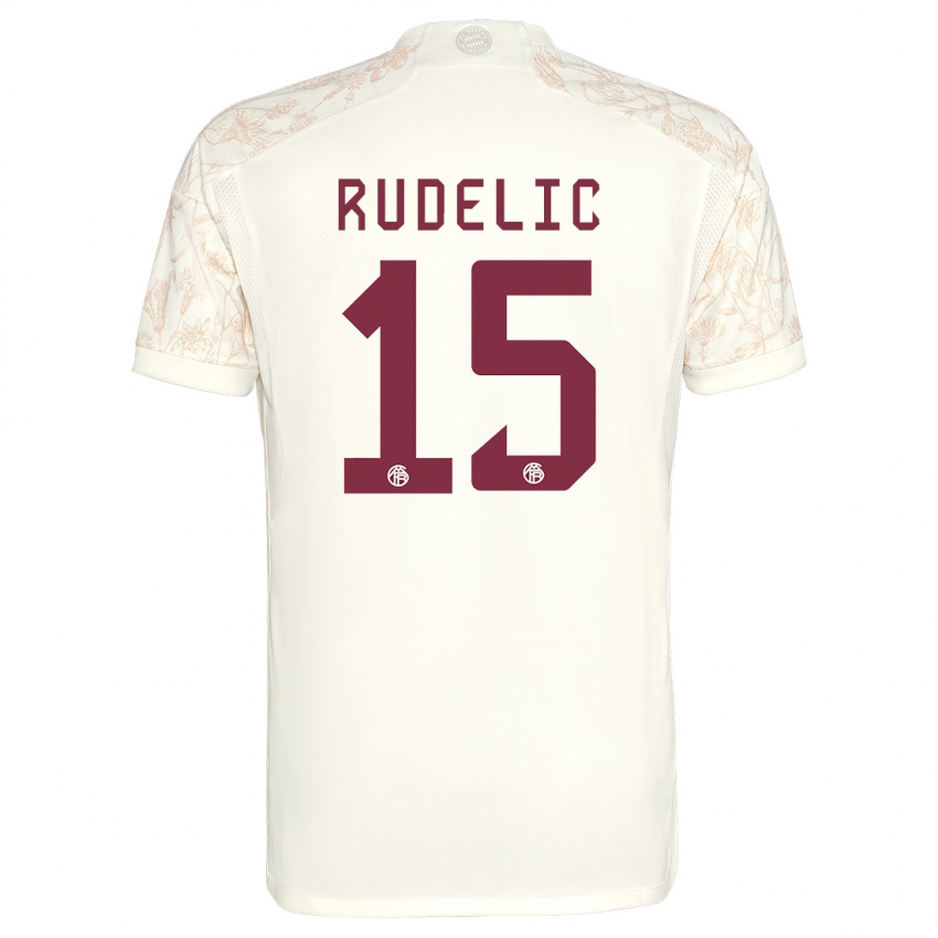 Hombre Camiseta Ivana Rudelic #15 Blanquecino Equipación Tercera 2023/24 La Camisa Perú