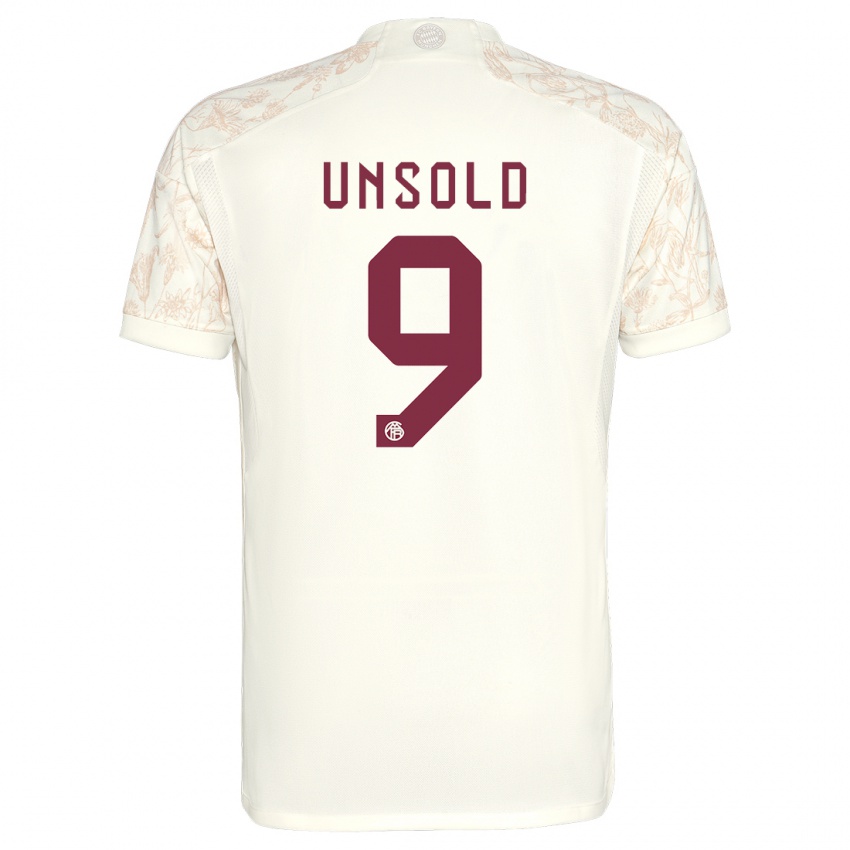 Hombre Camiseta Samuel Unsold #9 Blanquecino Equipación Tercera 2023/24 La Camisa Perú