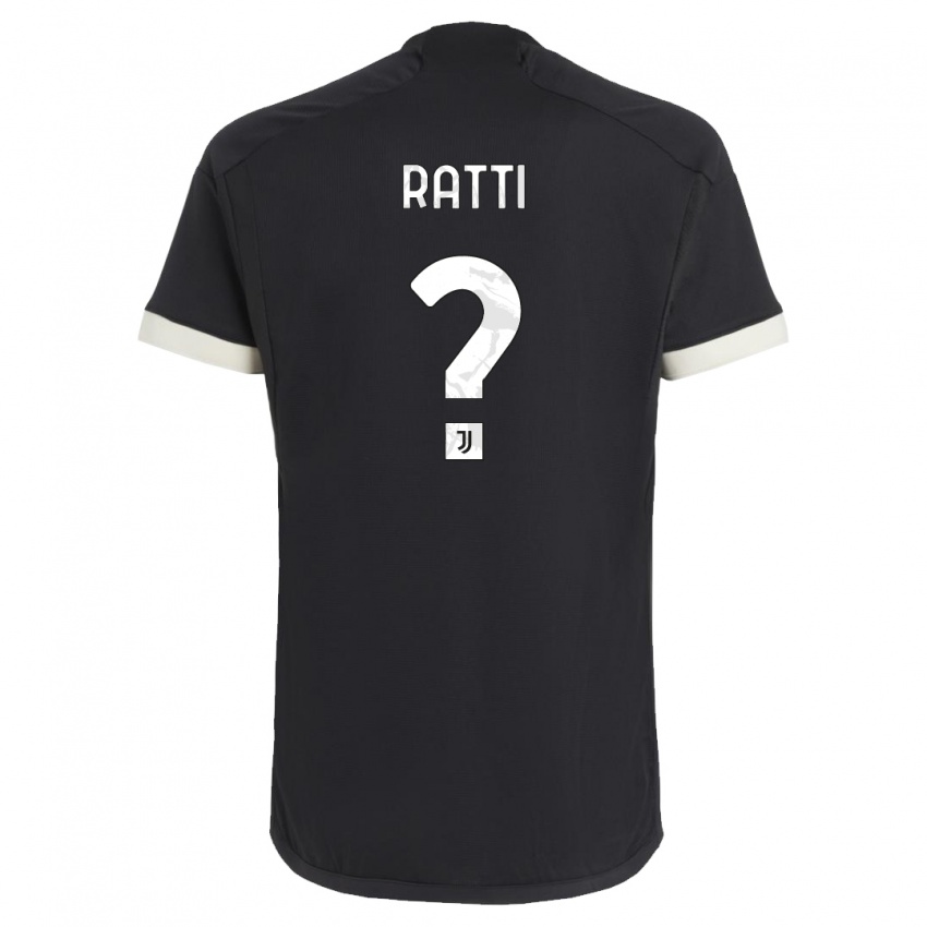 Hombre Camiseta Leonardo Ratti #0 Negro Equipación Tercera 2023/24 La Camisa Perú