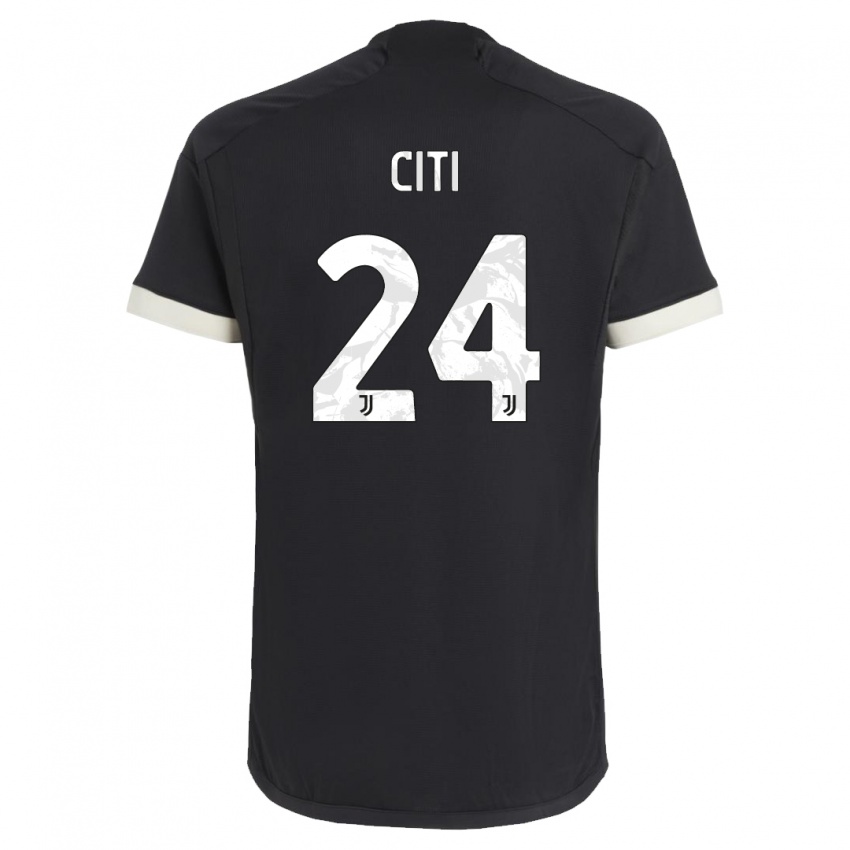 Hombre Camiseta Alessandro Citi #24 Negro Equipación Tercera 2023/24 La Camisa Perú