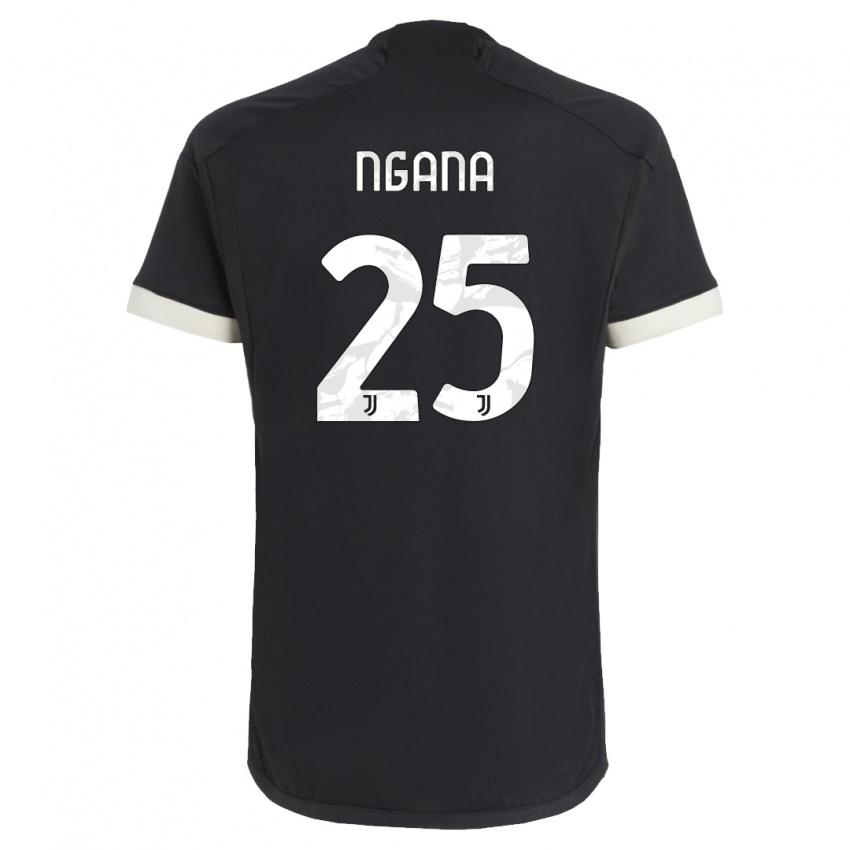 Hombre Camiseta Valdes Ngana #25 Negro Equipación Tercera 2023/24 La Camisa Perú