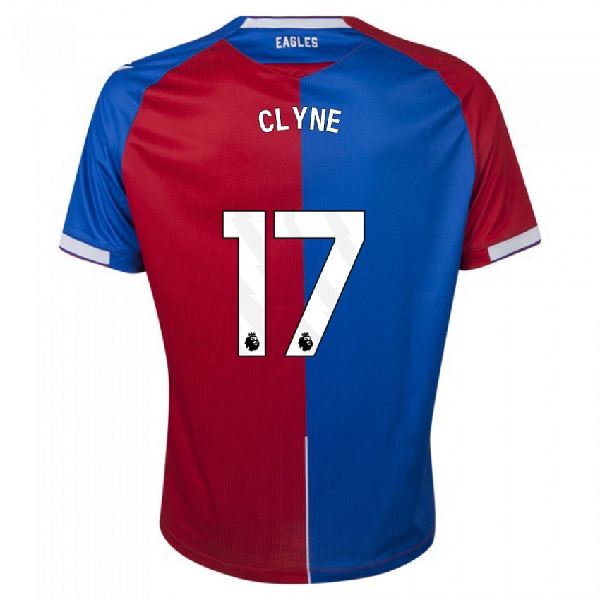 Mujer Camiseta Nathaniel Clyne #17 Rojo Azul 1ª Equipación 2023/24 La Camisa Perú