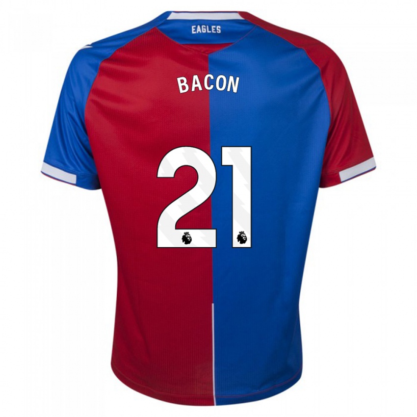 Mujer Camiseta Skye Bacon #21 Rojo Azul 1ª Equipación 2023/24 La Camisa Perú