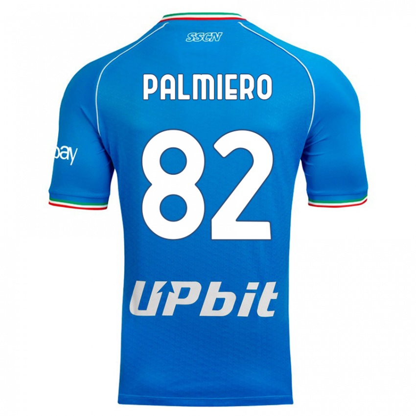 Mujer Camiseta Luca Palmiero #82 Cielo Azul 1ª Equipación 2023/24 La Camisa Perú
