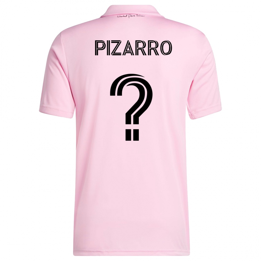 Mujer Camiseta Rodolfo Pizarro #0 Rosa 1ª Equipación 2023/24 La Camisa Perú