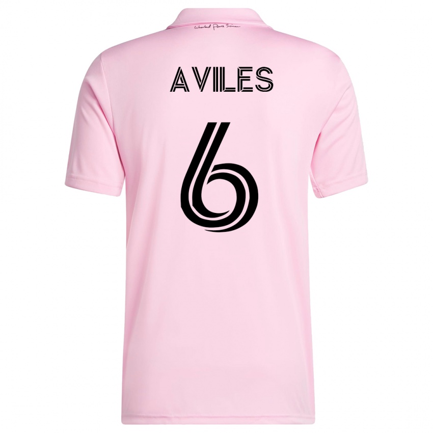 Mujer Camiseta Tomás Avilés #6 Rosa 1ª Equipación 2023/24 La Camisa Perú
