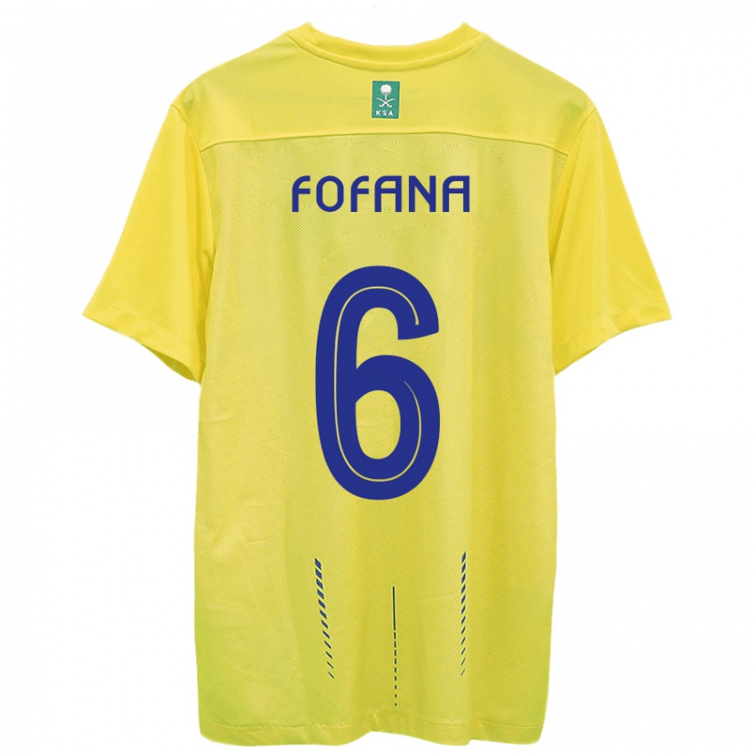 Mujer Camiseta Seko Fofana #6 Amarillo 1ª Equipación 2023/24 La Camisa Perú