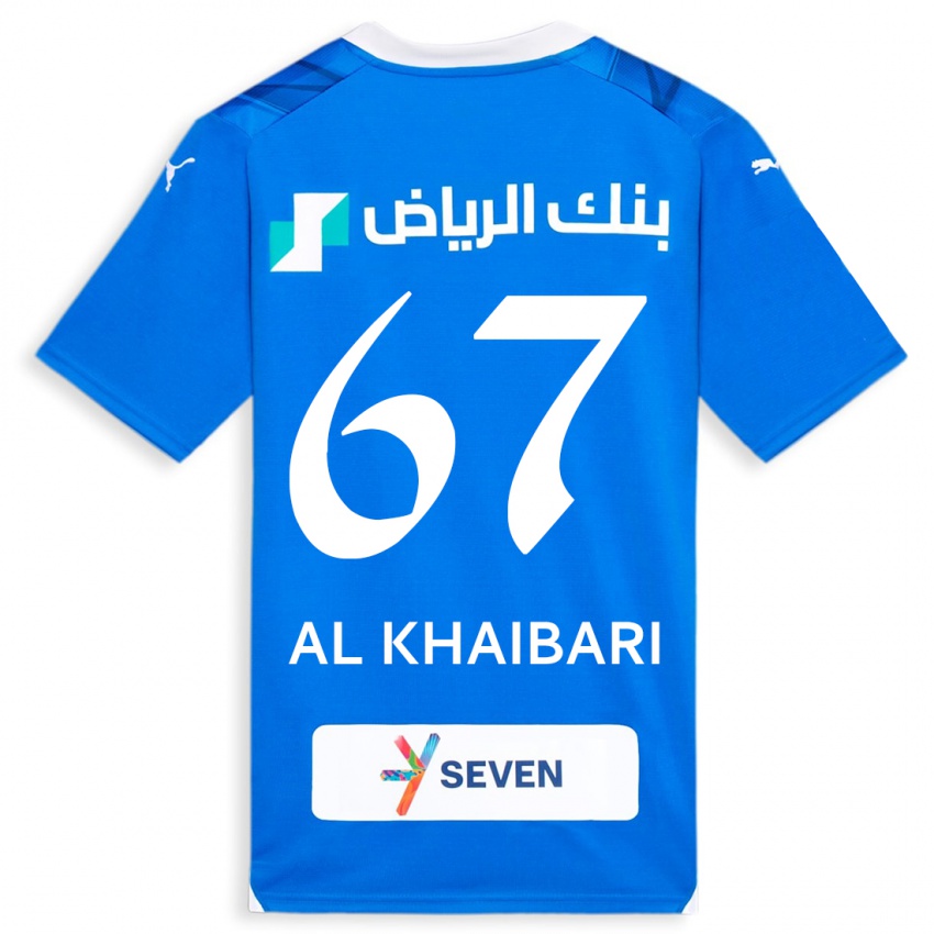 Mujer Camiseta Mohammed Al-Khaibari #67 Azul 1ª Equipación 2023/24 La Camisa Perú